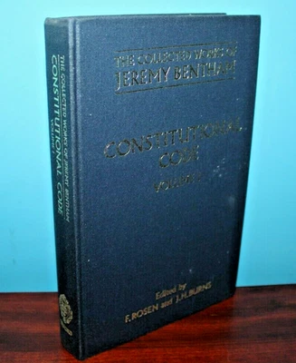 The Collected Works of Jeremy Bentham: Constitutional Code Vol. 1 by Jeremy... - Image 1 of 2