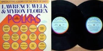 Lawrence Welk & Myron Floren, 24 Of The World's Greatest Polkas, (2xLP, Comp, Ga - Image 1 of 4