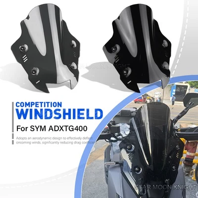 Pantalla deportiva ADXTG 400 ABS E5+ para deflector de parabrisas SYM ADXTG 400 2024 2025 Foto 1 de 4