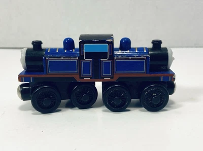 Thomas & Friends Tren de Madera Motor Mighty & Mac Doble Figura Juguete 4" Foto 1 de 4