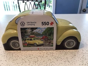 VW Beetle Camping 550 Piece Jigsaw Puzzle in Tin Eurographics New & Sealed - Picture 1 of 6