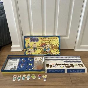 Vtg Nickelodeon Rugrats Bump Bust Out 3D Board Game Mattel 1997 Complete Retro - Picture 1 of 16