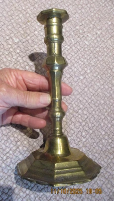 Ancien Bougeoir de table ou Salon en Bronze pour Bougie Style Louis XV - Photo 1/4