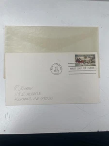 USPS FDC #1551 1974 10c Artmaster Christmas-Currier & Ives "Winter Roads" ST3630 - Picture 1 of 1