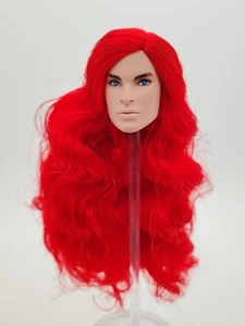 Moda Royalty Pelo Rojo Hombre Callum Windsor Integridad Muñeca Masculina Cabeza en Blanco - Imagen 1 de 15