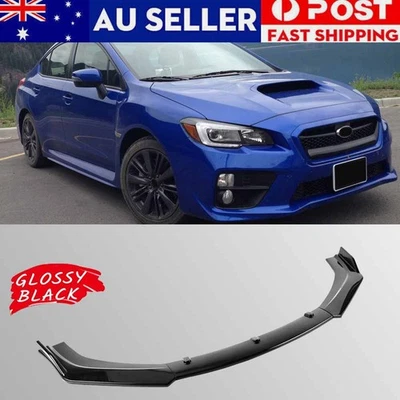 For Subaru Impreza 2000-2016 Front Bumper Red Lip Splitter Spoiler Gloss RD - image 1 of 4