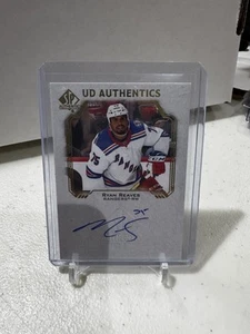 21/22 2021 SP AUTHENTIC RYAN REAVES UDA-RE UD AUTHENTICS AUTOGRAPH AUTO RANGERS - Picture 1 of 2