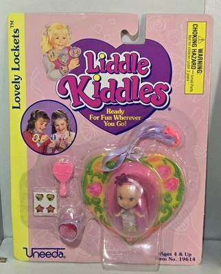 Vintage 1996 Uneeda Liddle Kiddles Lovely Lockets 2" Doll New Sealed - Image 1 of 2