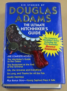 THE ULTIMATE HITCHHIKER'S GUIDE Douglas Adams HCDJ 1996 - Picture 1 of 12