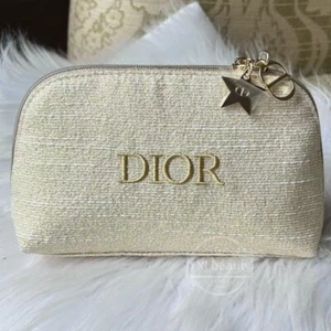 Dior Trousse Makeup Reisetasche Doppelreißverschlüsse mit Charms~Limited Edition~Neu - Bild 1 von 7