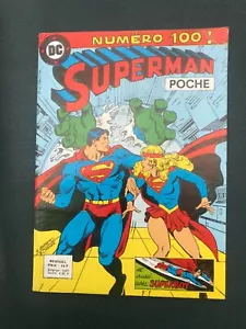 Superman poche N° 100 Sagedition 1986 TTBE - Foto 1 di 3