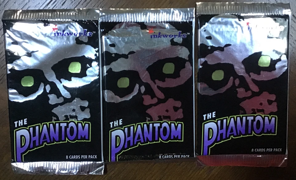 1996 THE PHANTOM TRADING CARDS "1 PACK OF CARDS" FROM INKWORKS