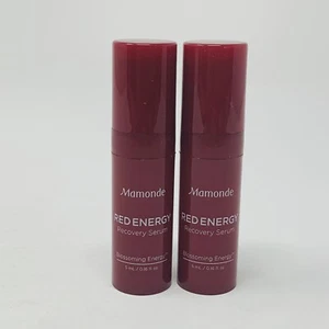 2X MAMONDE Red Energy Recovery Serum 5ml/0.16oz Each Blossoming Energy NWOB - Picture 1 of 3