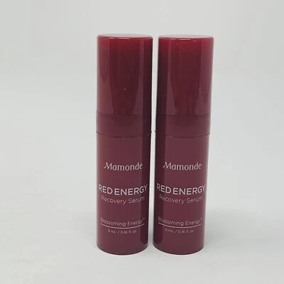 2x ​Suero de recuperación de energía rojo MAMONDE 5 ml/0,16 oz cada energía floreciente nuevo sin caja Foto 1 de 3