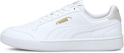 Nuove scarpe da allenamento Puma Shuffle in pelle bianca taglia 8.5UK