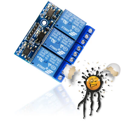 ESP8266 ESP32 Raspberry Pi 3 Kanal/Channel Relais Modul 3,3V Signal 5V Opto - Bild 1 von 2