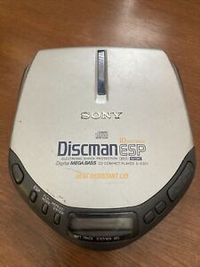 Sony CD Discman Walkman Model D-E301 ESP Protection MEGA BASS tested working