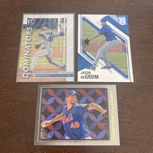 Jacob DeGrom 2018 Dominators Rapture 2021 Elite & 2021 Masters of the Craft