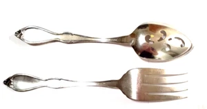 VTG W.M. Rogers- Onedia LTD. Large serving fork and Slotted serving spoon - Picture 1 of 5