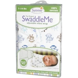 Nueva manta envolvente para bebé SwaddleMe pequeños monos - Imagen 1 de 2