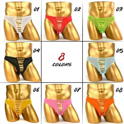 MCT Rio TANGA SLIP offene Front + Hoden LOCH Briefs Shorts Pants Orange in M-XL - Bild 1 von 4