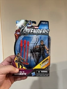 Marvel Avengers Movie Series: (2011) HAWKEYE Figure w/Launching Arrows NIB - Picture 1 of 4