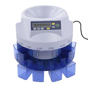 Automatic Electronic Counting Change Money Coin Coin Counter Sorter Machine - Picture 1 of 11