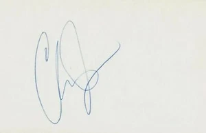 "Colorado Rockies" Chris Jones Hand Signed 3X5 Card COA - Picture 1 of 2