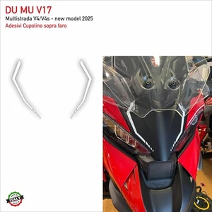 Adesivo per cupolino soprafaro MULTISTRADA V4 2025 profili tabella DU MU V17 - Picture 1 of 1