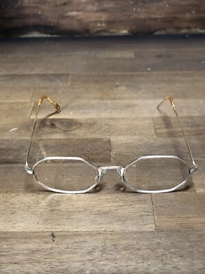 Marco de gafas de alambre American Optical AO 1/10 12K GF de colección franja ovalada solamente Foto 1 de 4