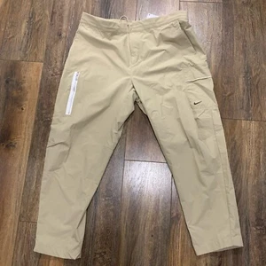 Nike Sportswear Men’s Size 38 Style Essentials Tan Utility Pants DM6681-250 - Picture 1 of 16