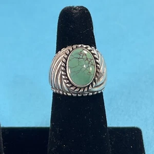 Anillo Vintage Carolyn Pollack Turquesa Suroeste Plata Esterlina .925 Talla-7 - Imagen 1 de 11