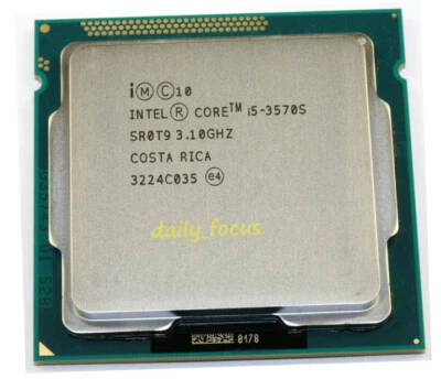 Intel Core i5 3570S 3.1 GHz 4cores 4 threads LGA1155 SR0T9 CPU Processor - Image 1 of 3