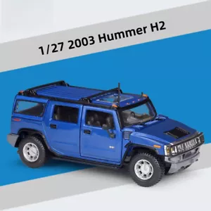 Modellino auto in metallo scala 1:24 2003 Hummer H2 giocattoli ornamento IDEA REGALO - Foto 1 di 11