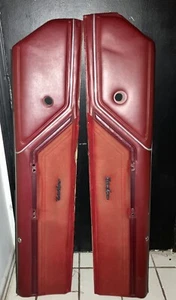1978 1979 1980 CUTLASS SUPREME RED UPPER DOOR PANELS PAIR - Picture 1 of 2
