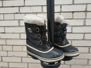 Sorel unisex`s kids snow waterproof boots Yoot pack nylon  Us 4.5 - Picture 1 of 8