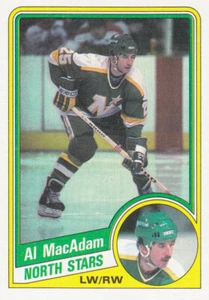 84/85 TOPPS..AL MacADAM..NRMT..CARD # 75..NORTH STARS..FREE COMBINED SHIP - Picture 1 of 1