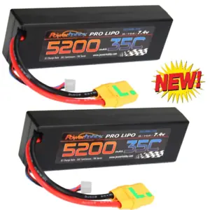 Powerhobby 2s 7.4v 5200mah 35c Lipo Battery w XT90 Plug 2-Cell ( 2 Pack ) - Picture 1 of 3