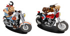 Set 2 Figurines Joe Bar Team Racing Honda Harley Davidson - Comics Moto LJBT12