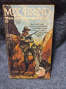 Max Brand Man from Savage Creek  1981 Vintage  - Bild 1 von 5