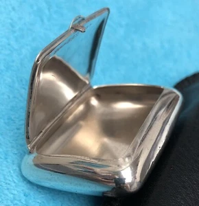 Vintage R. Blackinton & Co. Sterlingsilber Miniatur-Pillentruhe nummeriert 2567 - Bild 1 von 22