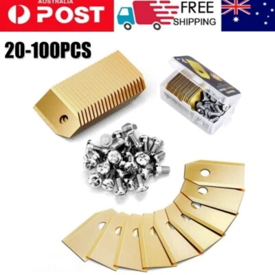 20-100Pcs Replacement Trimmer Blades Fit for Gardena Husqvarna Robotic Automower - image 1 of 4