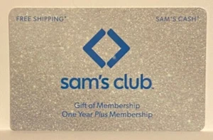 Sam's Club Sparkling Silver Grey Gray 2022 Gift Card FD-103867 - Picture 1 of 1