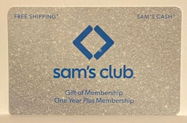 Sam's Club Sparkling Silver Grey Gray 2022 Gift Card FD-103867 - Image 1 of 1