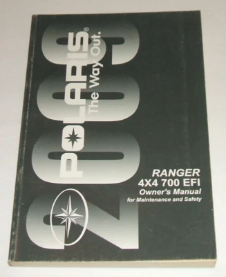 Polaris Ranger 700 4x4 manual del propietario Efi 2009 lado SxS del dueño x lado Foto 1 de 2