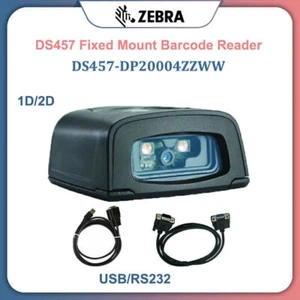 Lector escáner de código de barras de montaje fijo Zebra DS457-DP20004ZZWW 1D/2D USB/RS232 nuevo - Imagen 1 de 8