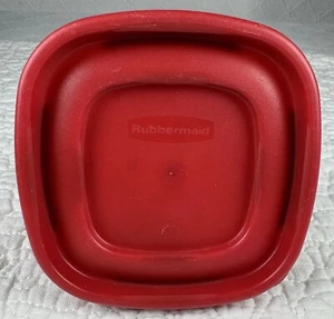 Contenedor de almacenamiento Rubbermaid 7J58 Easy Find SOLO TAPA - rojo - Imagen 1 de 5
