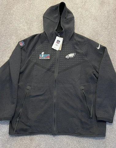 Size XL Philadelphia Eagles Nike Super Bowl LVII Opening Night Hoodie Jacket Cover