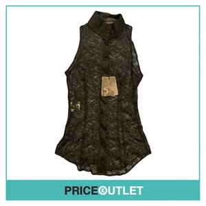 L'Wren Scott - Black Lace Sleeveless Shirt - Size 40 - BRAND NEW WITH TAGS - Picture 1 of 4
