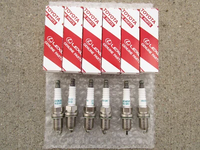 SE ADAPTA A: 01 - 11 BUJÍA TOYOTA HIGHLANDER 3.0L / 3.3L / 3.5L V6 CANTIDAD 6 OEM NUEVO Foto 1 de 4